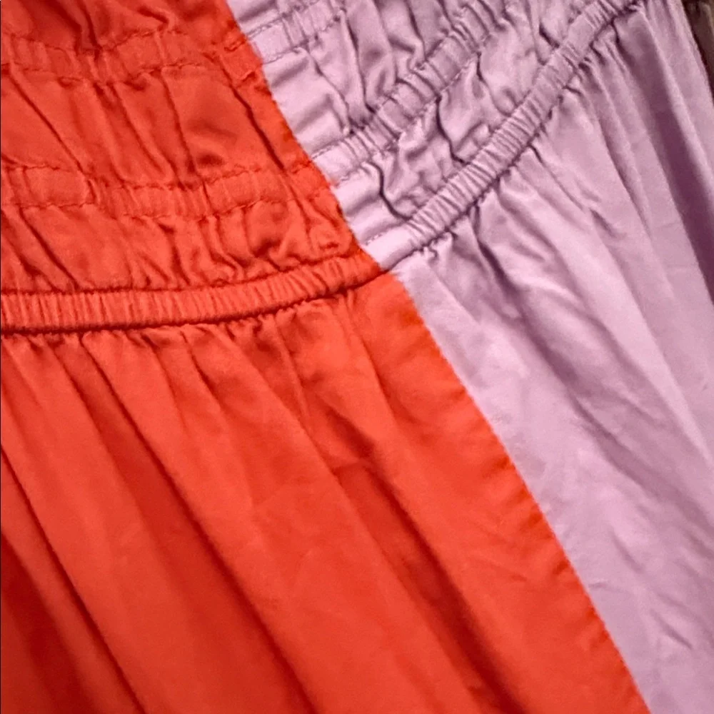 Cynthia Rowley Bryn Colorblock Maxi Dress with tie straps - Picture 8 of 9